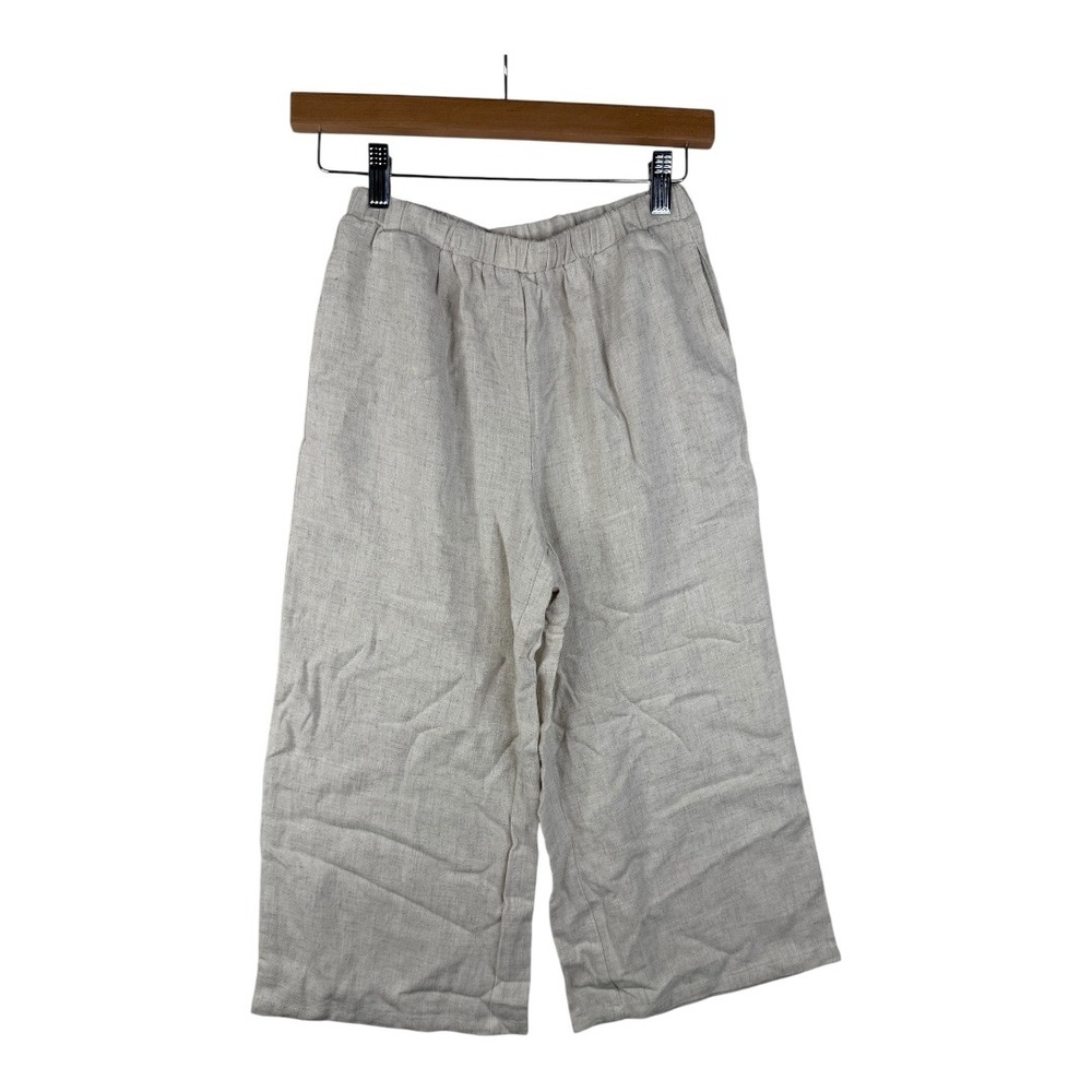 New Franki by Francesca's‎ Youth Wide Leg Pull On Pants size 10 Beige